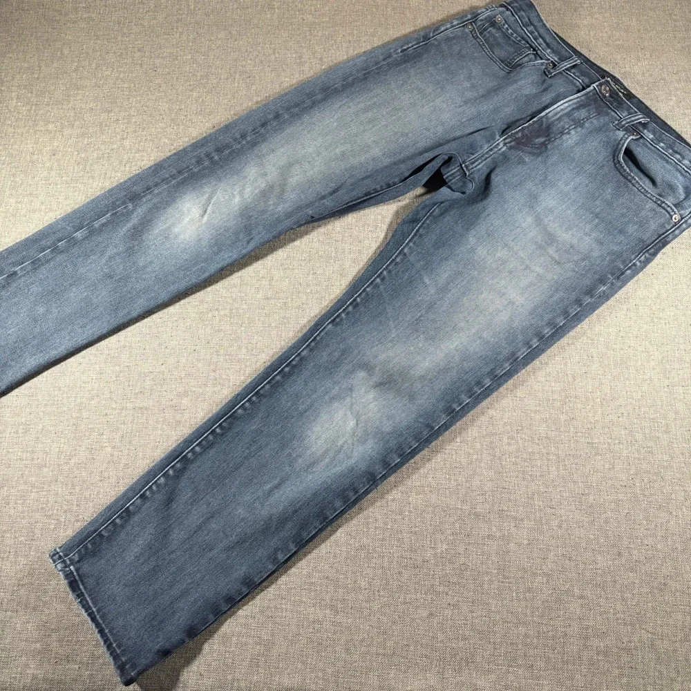 Banana Republic Premium Performance Jean Mens 33x30‎ Blue Straight Leg Denim